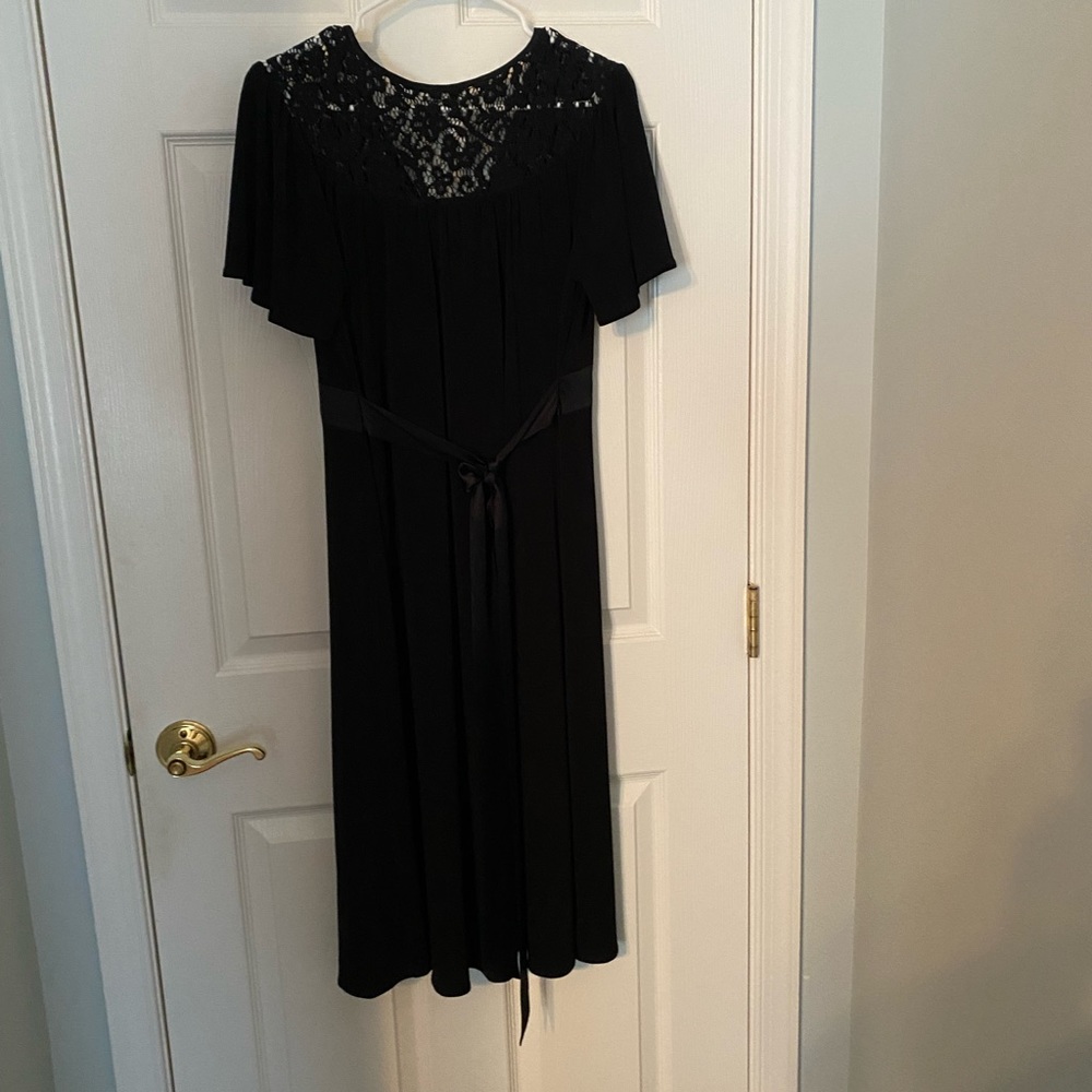 Black Coldwater Creek dress, Size 10 - Picture 4 of 5
